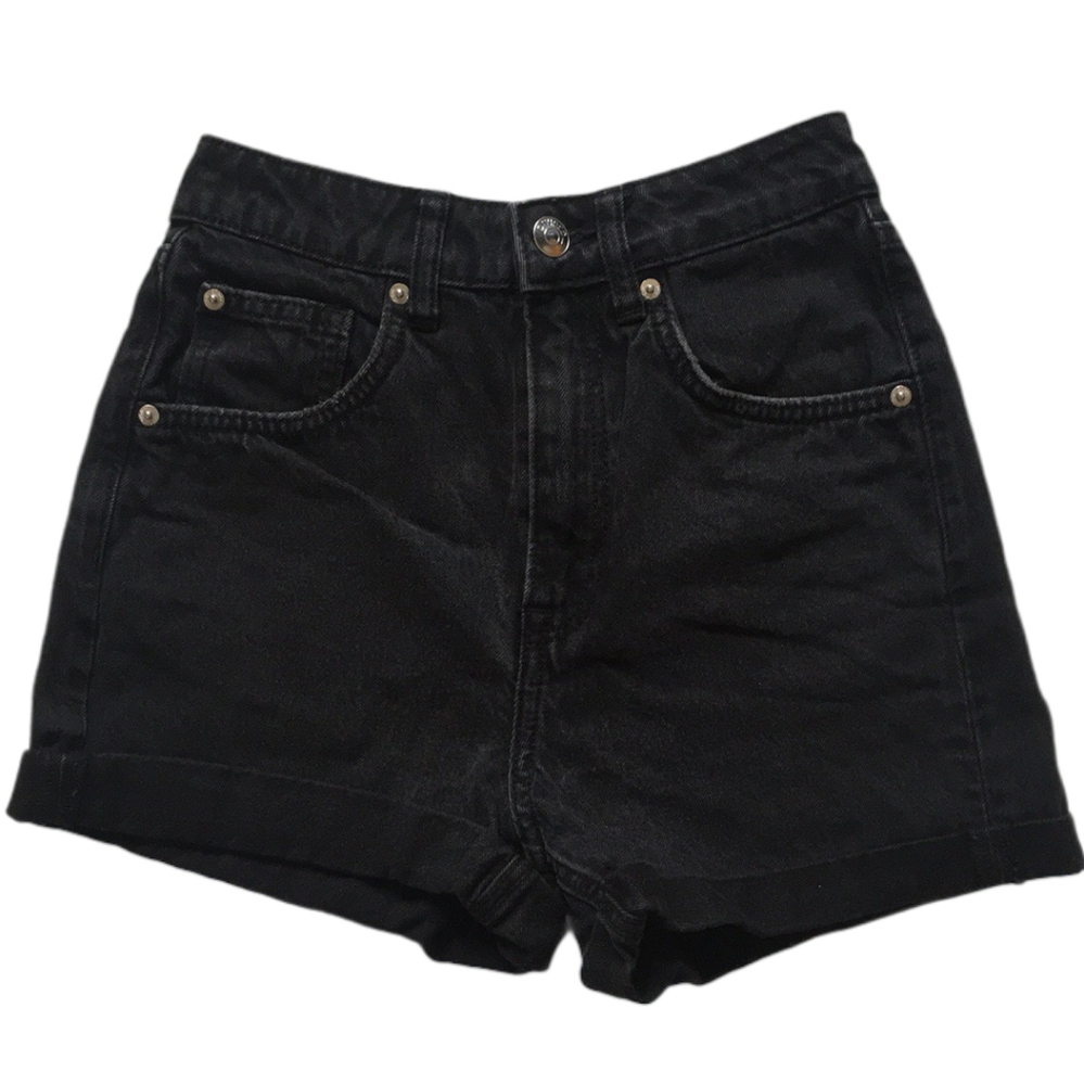 Divided 🛍️ Faded Black Jean Shorts Sz 0